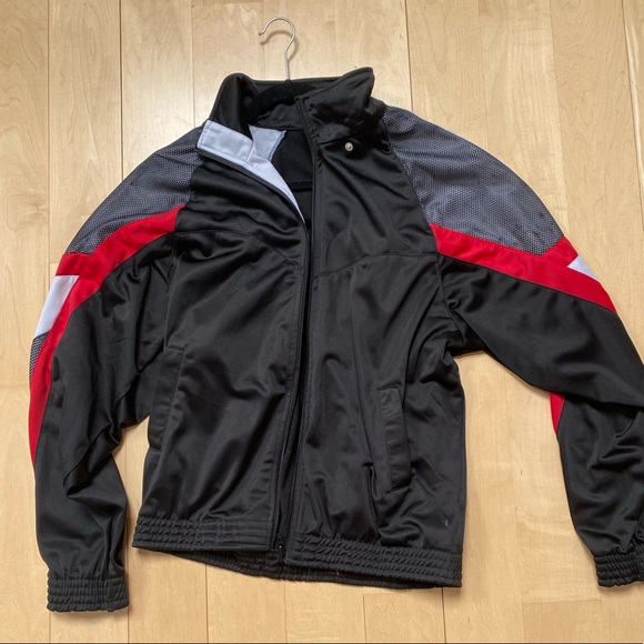 LF black and red zip up jacket - Picture 1 of 4